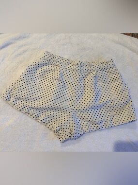 kate spade Cream and Black Polka Dot Shorts